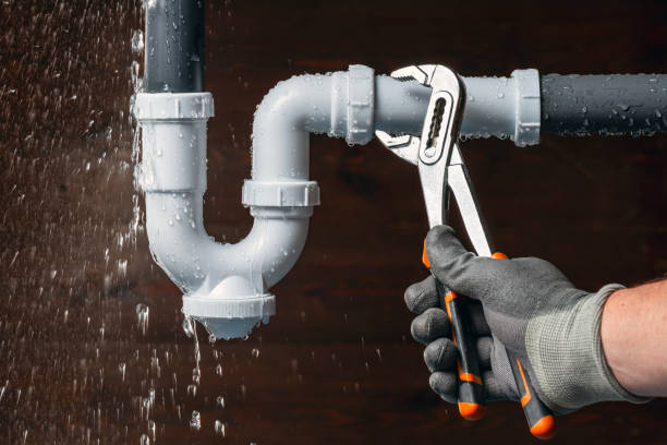 Professional Drain Cleaning technician working in Wading River, NY